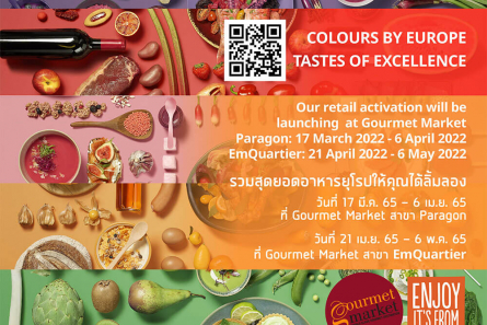 “COLOURS BY EUROPE. TASTES OF EXCELLENCE.” Retail Promotions at Gourmet Market 